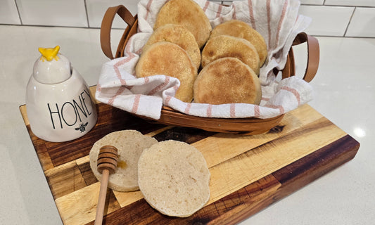 Sourdough English Muffins - 6